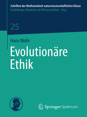 cover image of Evolutionäre Ethik